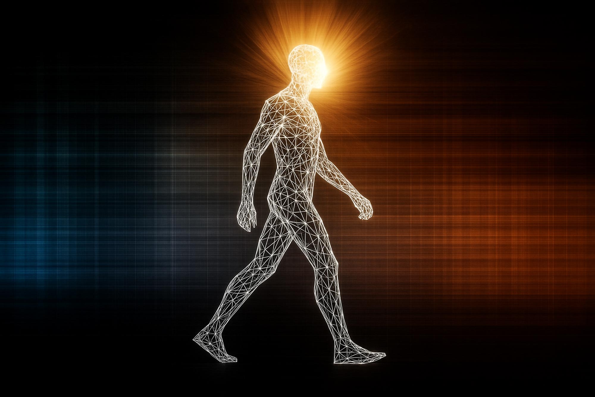 Wireframe longevity exercise glowing human.jpg