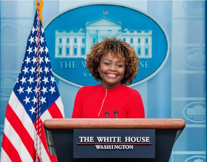 Former Biden Aide Karine Jean-Pierre Announces Departure from Democratic Party